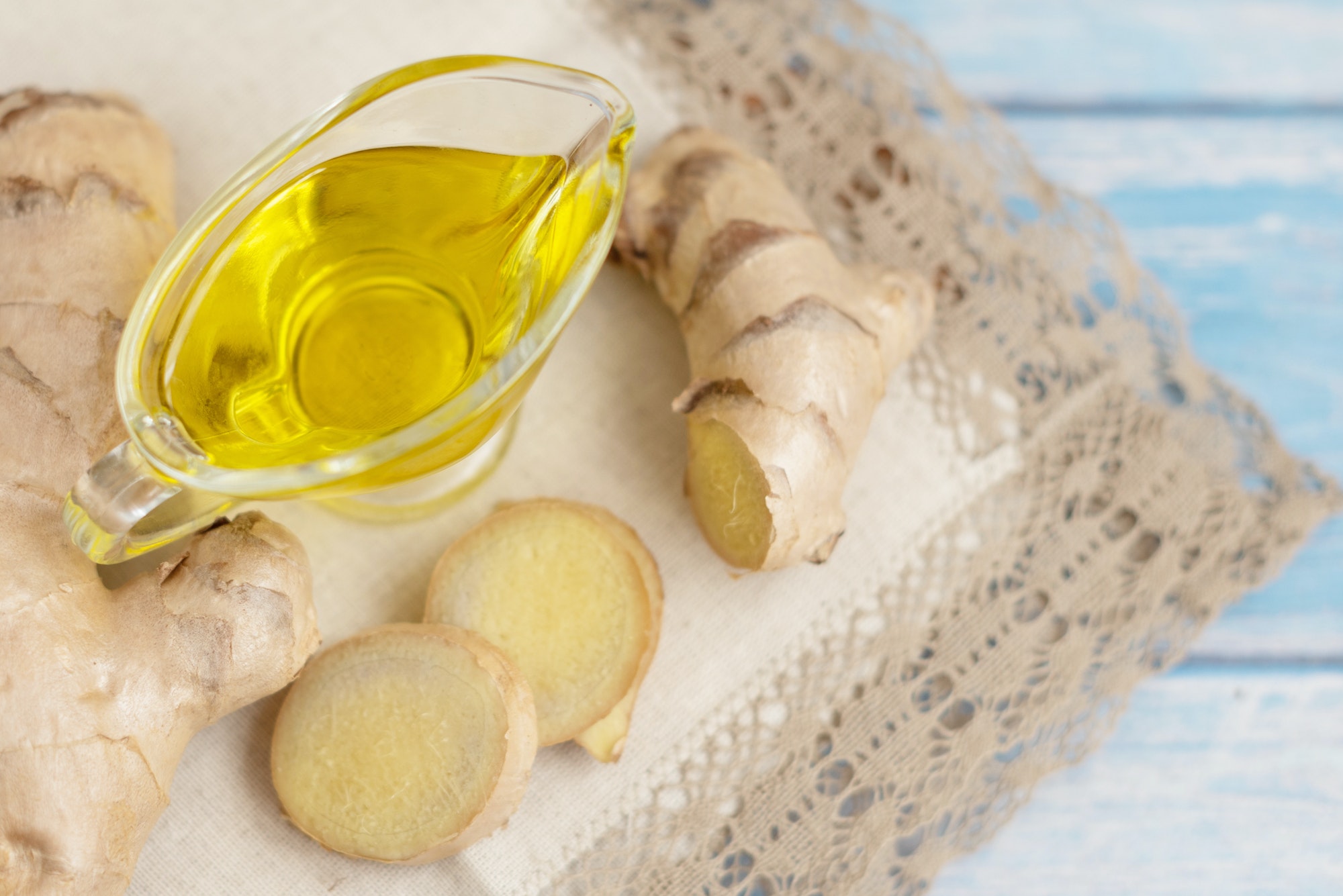 L'huile essentielle de gingembre