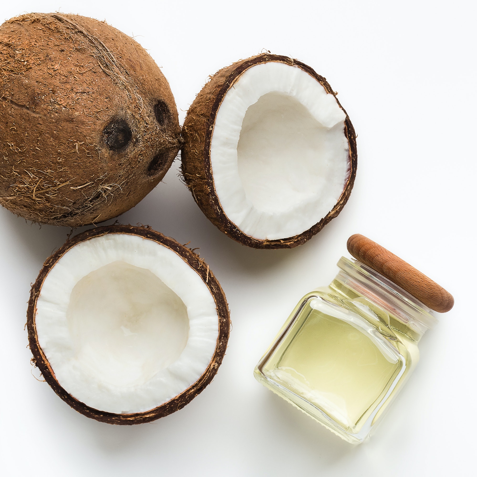 huile de coco pour nourrir la peau des muscles